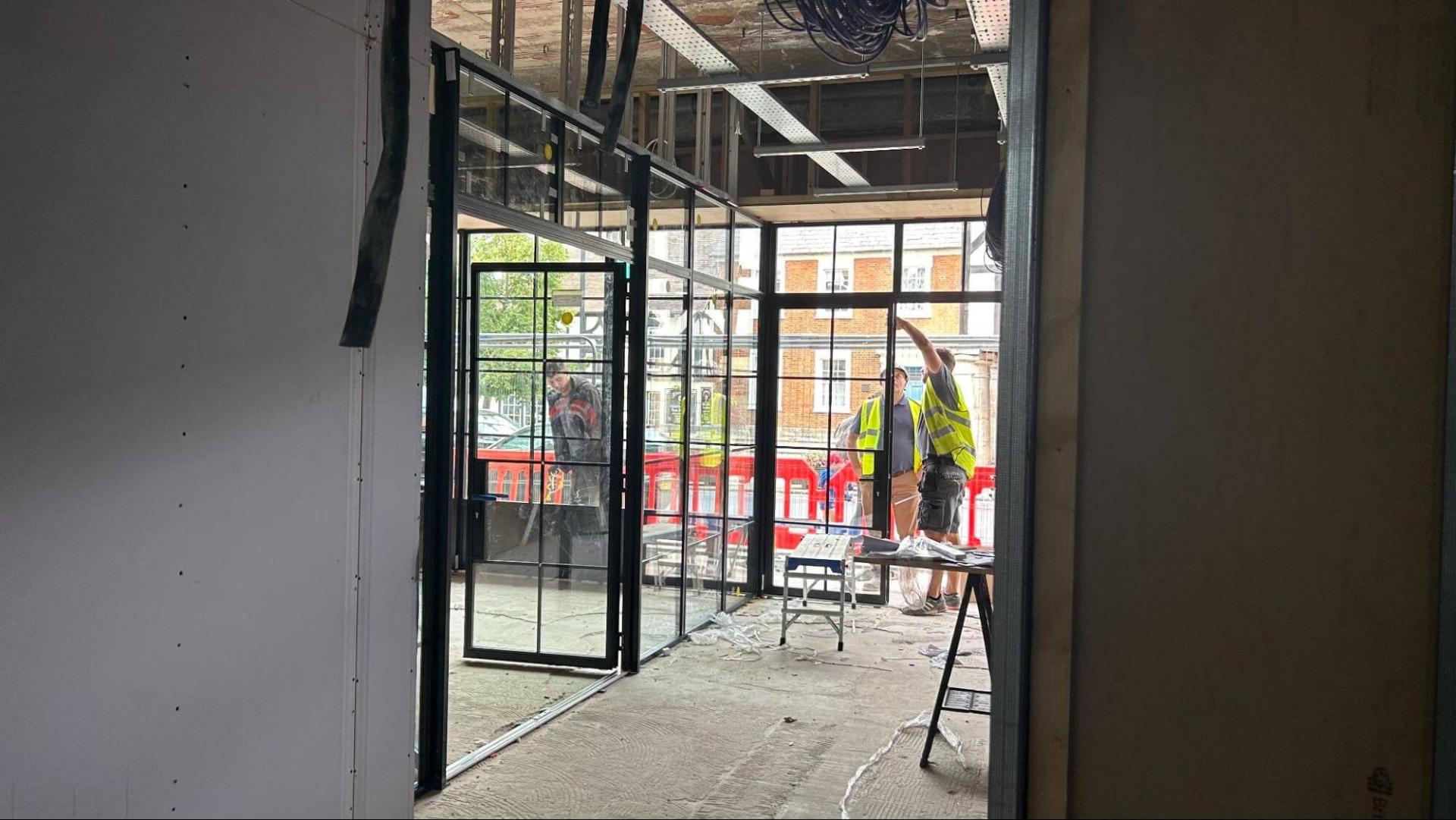 front window installation front window installation