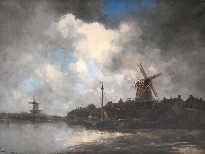 jan van couver hermanus hermanus koekkoek younger 1836 1909 hague school windmill jan van couver hermanus hermanus koekkoek younger 1836 1909 hague school windmill