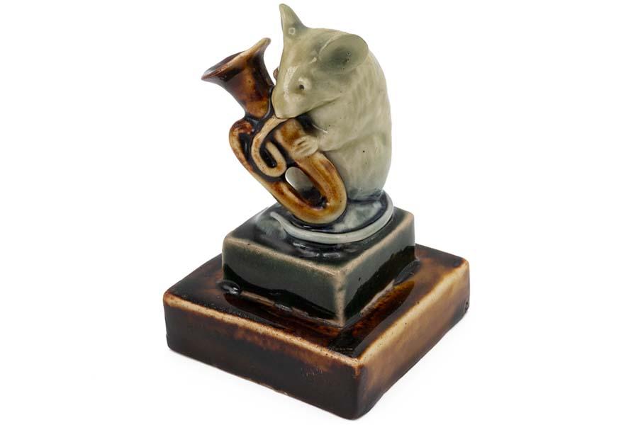 George Tinworth Mouse Playing a Tuba