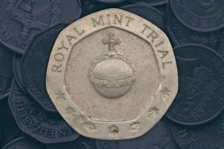 Though it looks like an ordinary 20p at first glance, the experts in our Coin Department have identified this unusual coin as a 25p trial piece made by The Royal Mint.