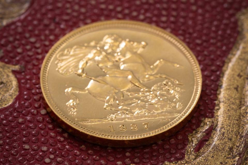 A rare George VI 1937 gold Sovereign sold for thousands more than the owner was expecting when it went under the hammer in a coin specialist sale. A rare George VI 1937 gold Sovereign sold for thousands more than the owner was expecting when it went under the hammer in a coin specialist sale.