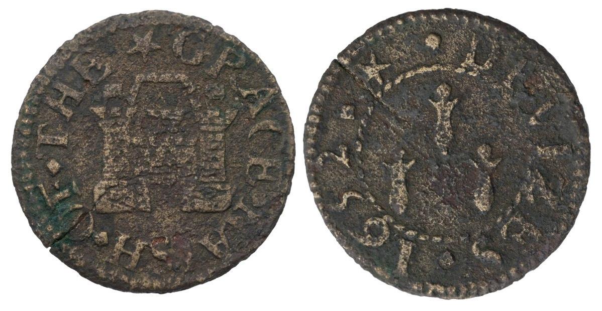Grace Naish's Farthing-size token bears three cloves - a clue that she may have been a grocer, dealing in luxury spices. The other side directs customers to her premises at Devizes Castle, which, when she commissioned the token, had recently been besieged