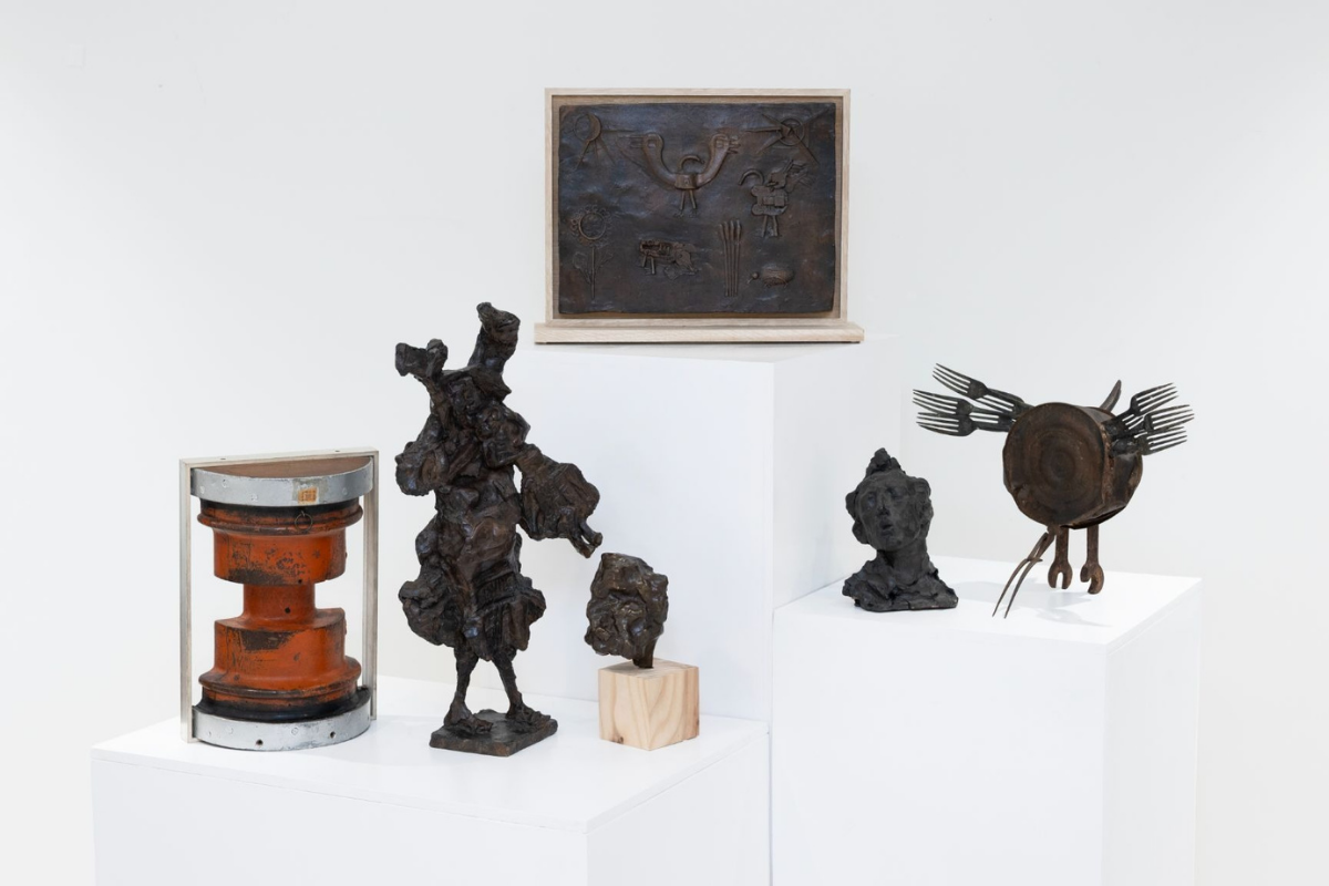 A selection of small-scale sculptural works to be sold in RWB Auctions 26 November sale.