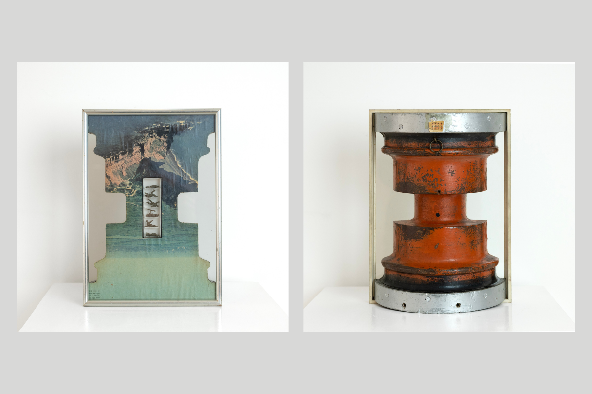 Back and front of Lost Patrol, 1964, featuring toy soldiers.