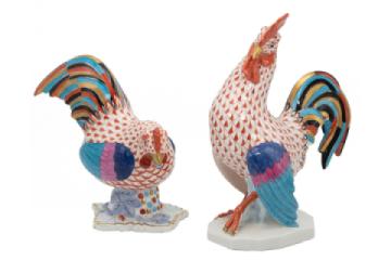 herend cockerel chicken