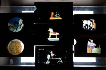 lot 282 magic lantern slides