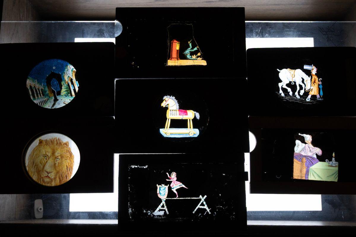 lot 282 magic lantern slides