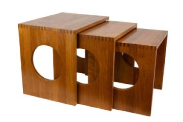 lot 379 nest of tables gallery