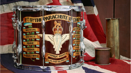 lot 179 parachute reg snare drum