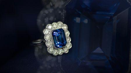 lot 27 tanzanite ring
