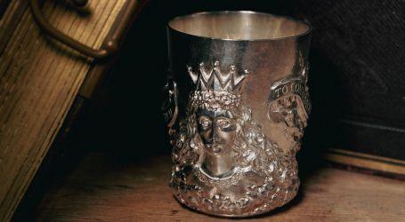 silver golden jubilee beaker