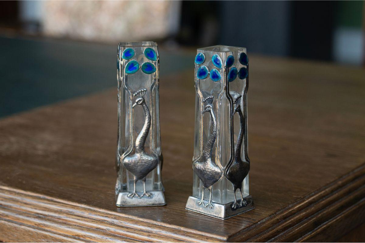 lot 304 silver spill vases main lot 304 silver spill vases main